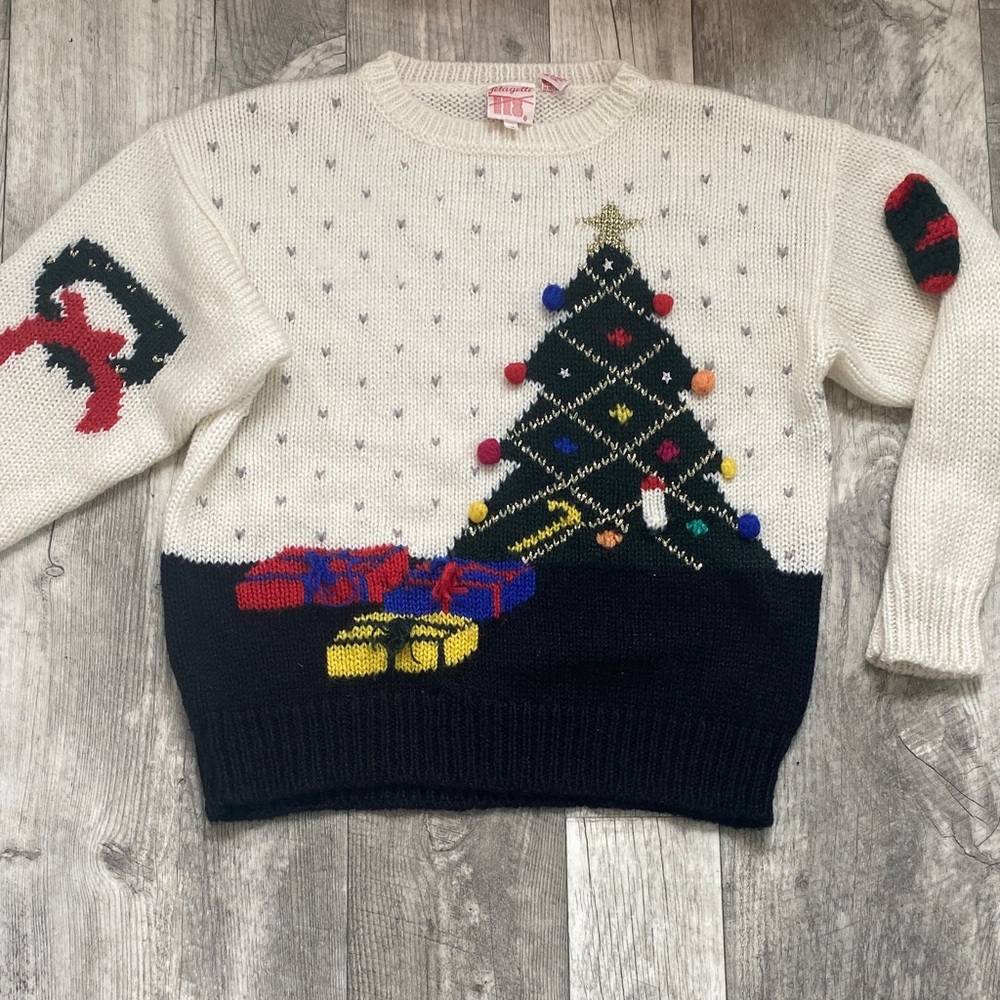 Vintage Christmas Tree Sweater